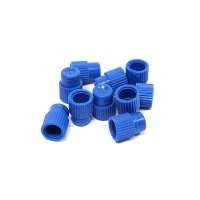 Пробка для стандартных стеклянных и пластиковых пробирок, шлиф 10/12 , синяя, 1х10 шт