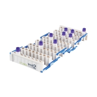 Штатив для хранения криогенных виал до 2 мл, 64 места, раздвижной, автоклавируемый, 1 шт