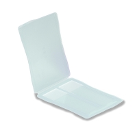 Контейнер для предметных стекол, 2-х местный, белый