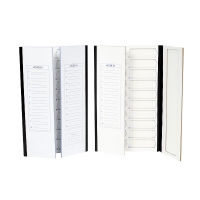 Презентационный альбом для предметных стекол на 20 мест, картон, черный, 1 шт.