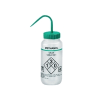Промывалка лабораторная с надписью "Метанол", 500 мл, ПЭВД/ПЭНД (крышка), 1 шт
