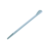 Шпатель лабораторный, 140 мм, прямой, двусторонний, одноразовый, белый цвет, полипропилен, 1х10 шт