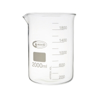 Стакан химический толстостенный низкий (премиум), 2000 мл, 1 шт