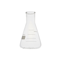 Колба (Эрленмейера), 25 мл, узкое горло, с градуировкой, боросиликатное стекло, 1х2 шт