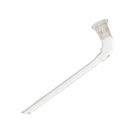 Изгиб под углом 105°, муфта 14/23, длина 120 мм, боросиликатное стекло 3.3, 1 шт