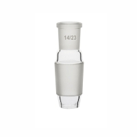 Затвор низкий, муфта 14/23, керн 24/29, боросиликатное стекло, 1 шт