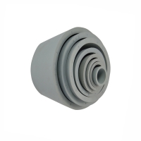 Уплотнитель для фильтровальной колбы, размер 1, серый цвет, резина, 1 шт  