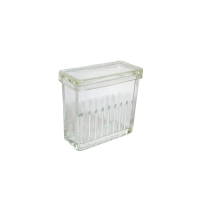 Стеклянная кювета для окрашивания по Хеллендалю на 8 стекол