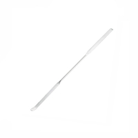 Микрошпатель лабораторный, 100 мм, прямой, двусторонний, нержавеющая сталь, 1 шт