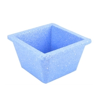 Ванна для льда, 1 л, химически стойкая, голубой цвет, полистирол тройной прочности, 1 шт