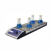 Мешалка магнитная с магнитным ПТФЭ-якорем, 10 мест, без подогрева,1 шт