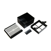 Кювета для окрашивания со съемным штативом, черная