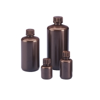 Бутыль с узким горлом, 250 мл, непрозрачная, HDPE, с завинчивающейся крышкой, 1 шт