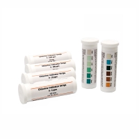 Тест-полоски для полуколичественного анализа на хлор, 0–5 мг/л