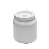 Барабан фарфоровый с крышкой, 2 л