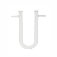 Трубка U-образная с боковыми отводами Ø 6 мм, осушительная, 150 мм, боросиликатное стекло, 1 шт