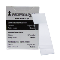 Стекло предметное Нормафрост, белая полоса, 45°, 76х26 мм, 50 шт