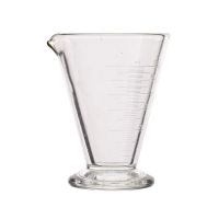 Колба мерная, 60 мл, коническая, с градуировкой, прессованная, содово-известковое стекло, 1 шт