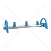 Манифольд сборный MV-300, 3 секции, без адаптеров, нержавеющая сталь